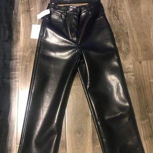 Artizia Melina Vegan Leather Pants (Size 6)